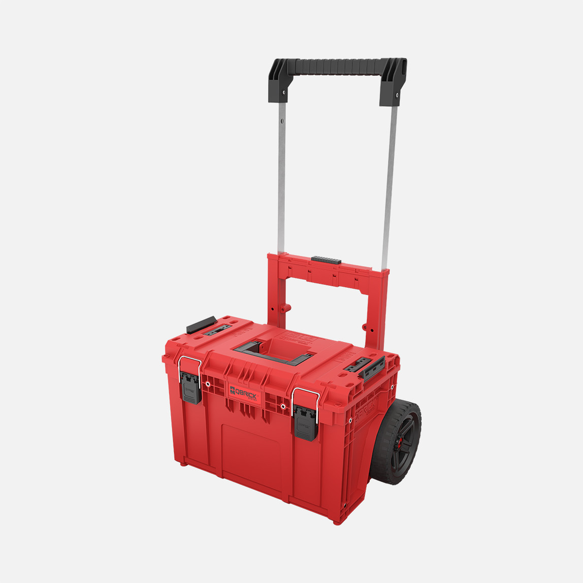    Qbrick System PRIME Cart RED Ultra HD 23cm Arazi Tekerlekli Takım Çantası, Su Geçirmez (IP66), Kırmızı, 37L 