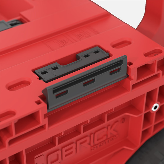 Qbrick System PRIME Cart RED Ultra HD 23cm Arazi Tekerlekli Takım Çantası, Su Geçirmez (IP66), Kırmızı, 37L