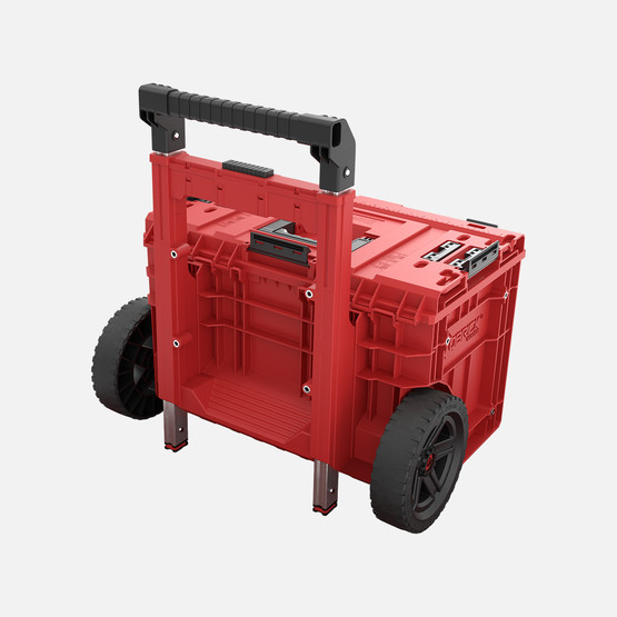 Qbrick System ONE Cart 2.0 RED Ultra HD Custom 52 L Tekerlekli Takım Çantası, Teleskopik Saplı, Kırmızı