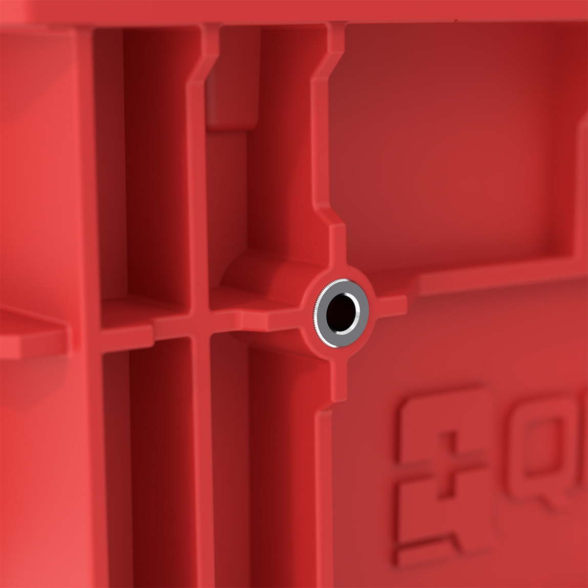    Qbrick System ONE 450 2.0 Expert RED Ultra HD Custom 52 L Takım Çantası, Kapak Organizerli, Kırmızı 