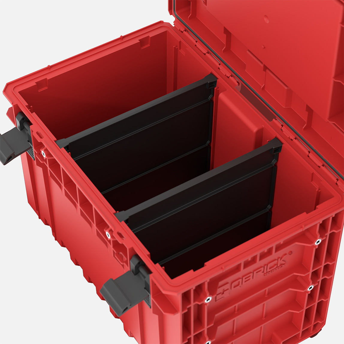    Qbrick System ONE 450 2.0 Expert RED Ultra HD Custom 52 L Takım Çantası, Kapak Organizerli, Kırmızı 