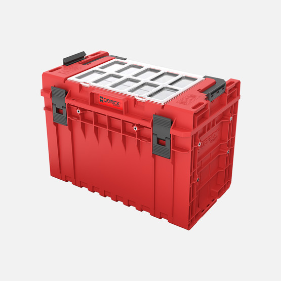 Qbrick System ONE 450 2.0 Expert RED Ultra HD Custom 52 L Takım Çantası, Kapak Organizerli, Kırmızı