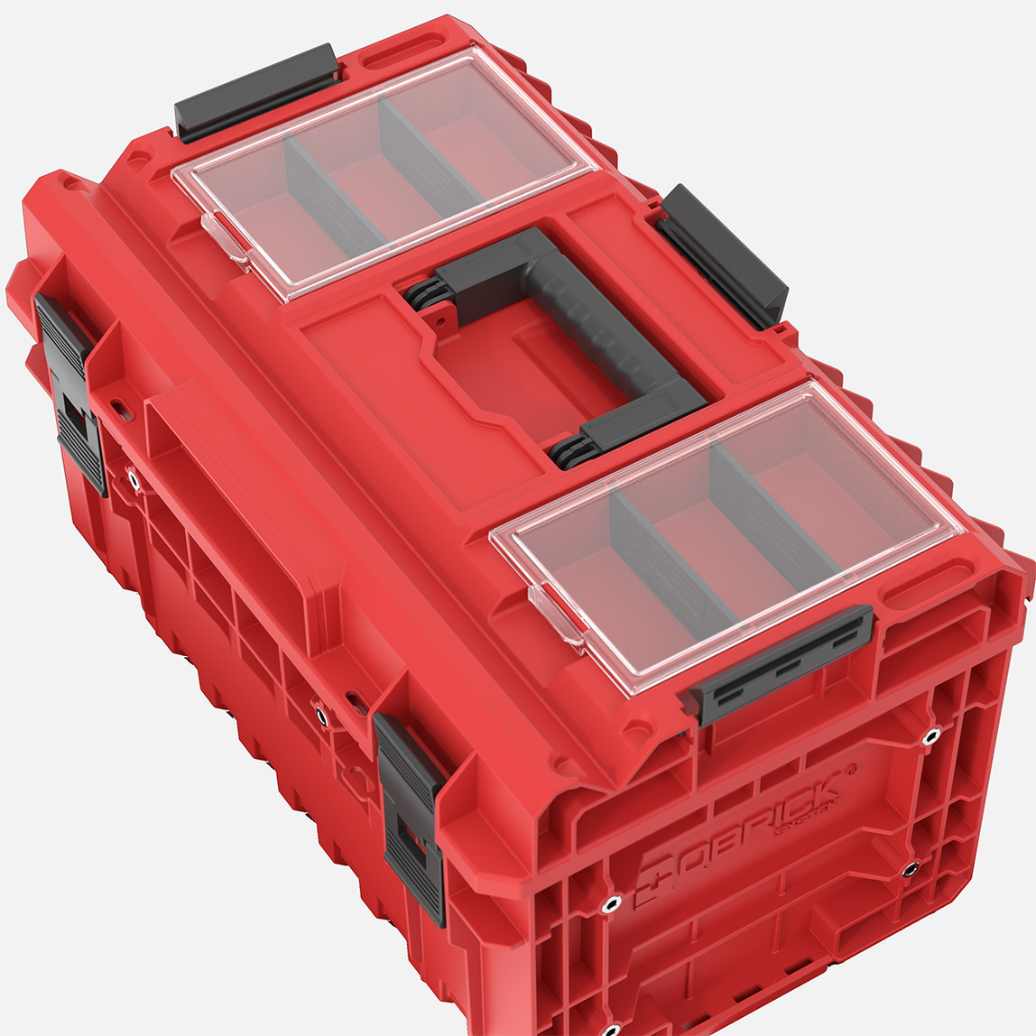    Qbrick System ONE 350 2.0 Profi RED Ultra HD Custom 38 L Takım Çantası, Kapak Organizerli, Kırmızı 