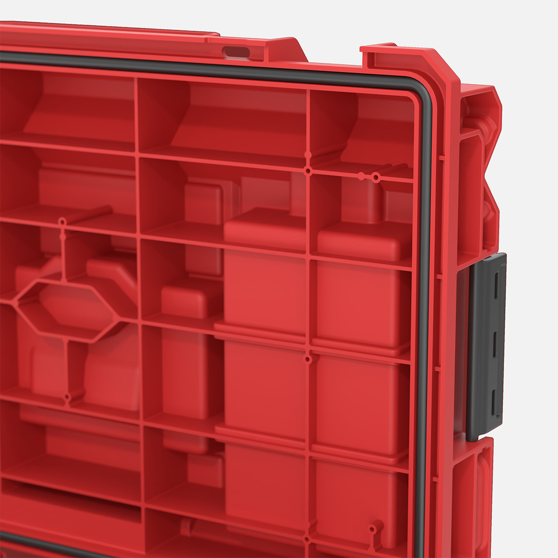    Qbrick System ONE 350 2.0 Profi RED Ultra HD Custom 38 L Takım Çantası, Kapak Organizerli, Kırmızı 