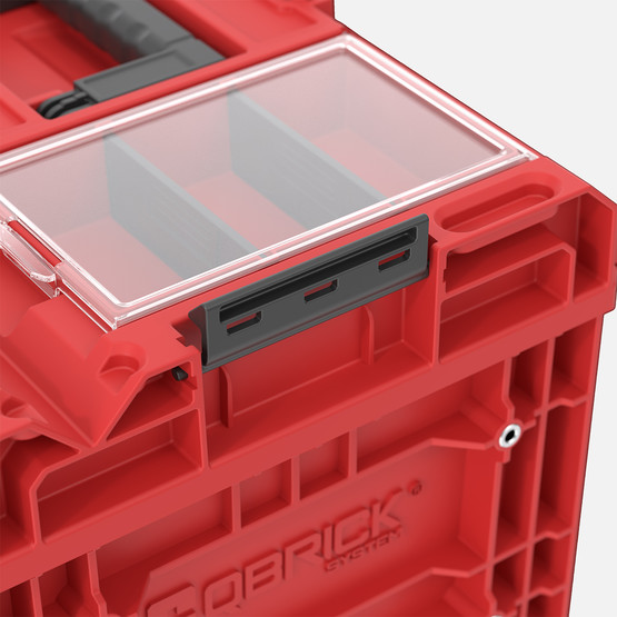 Qbrick System ONE 350 2.0 Profi RED Ultra HD Custom 38 L Takım Çantası, Kapak Organizerli, Kırmızı