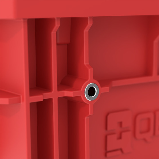 Qbrick System ONE 350 2.0 Profi RED Ultra HD Custom 38 L Takım Çantası, Kapak Organizerli, Kırmızı