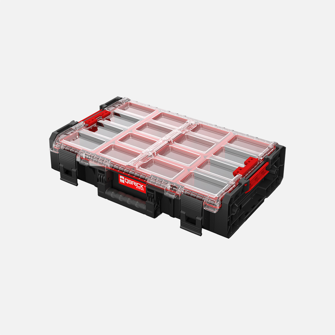    Qbrick System ONE Organizer XL 2.0 13,5 L Büyük Boy Organizer, 8 Kovalı, Siyah 