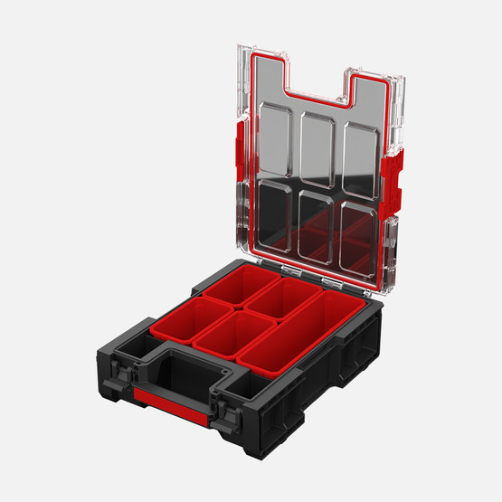 Qbrick System ONE Organizer M Plus 2.0 4 L Organizer, 5 Kovalı, Siyah