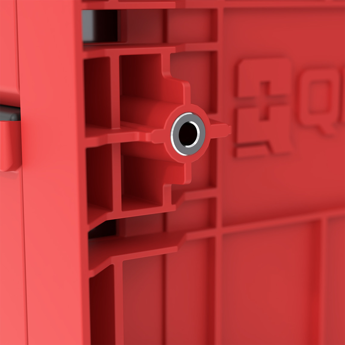    Qbrick System PRO Drawer 2 Toolbox 2.0 Expert RED Ultra HD 2 Çekmeceli Takım Çantası, Metal Raylı, Kırmızı 