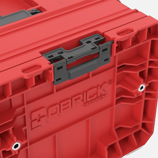 Qbrick System PRO Drawer 2 Toolbox 2.0 Expert RED Ultra HD 2 Çekmeceli Takım Çantası, Metal Raylı, Kırmızı