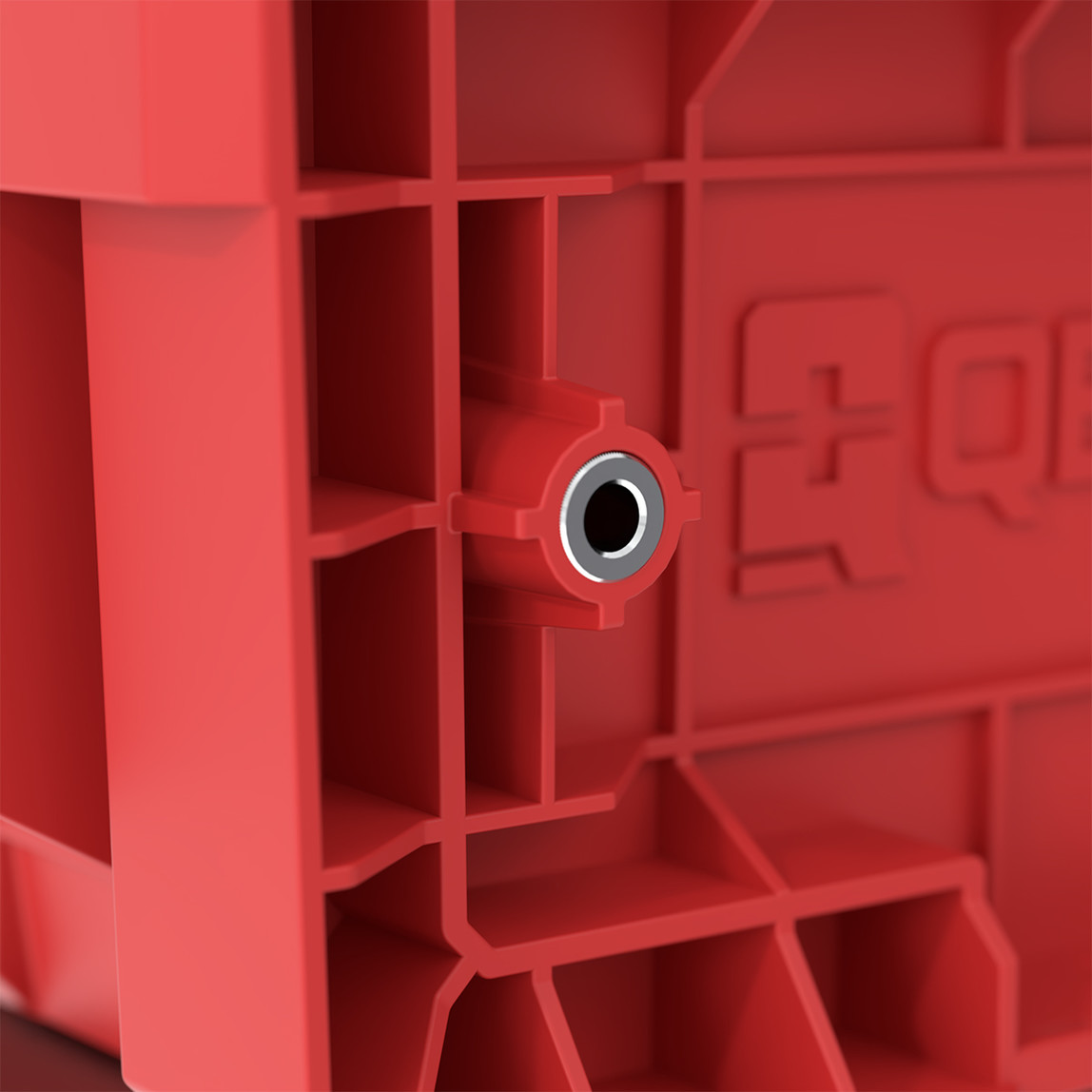    Qbrick System PRO Technician Case 2.0 RED Ultra HD 12 L Teknisyen Takım Çantası, Kırmızı 