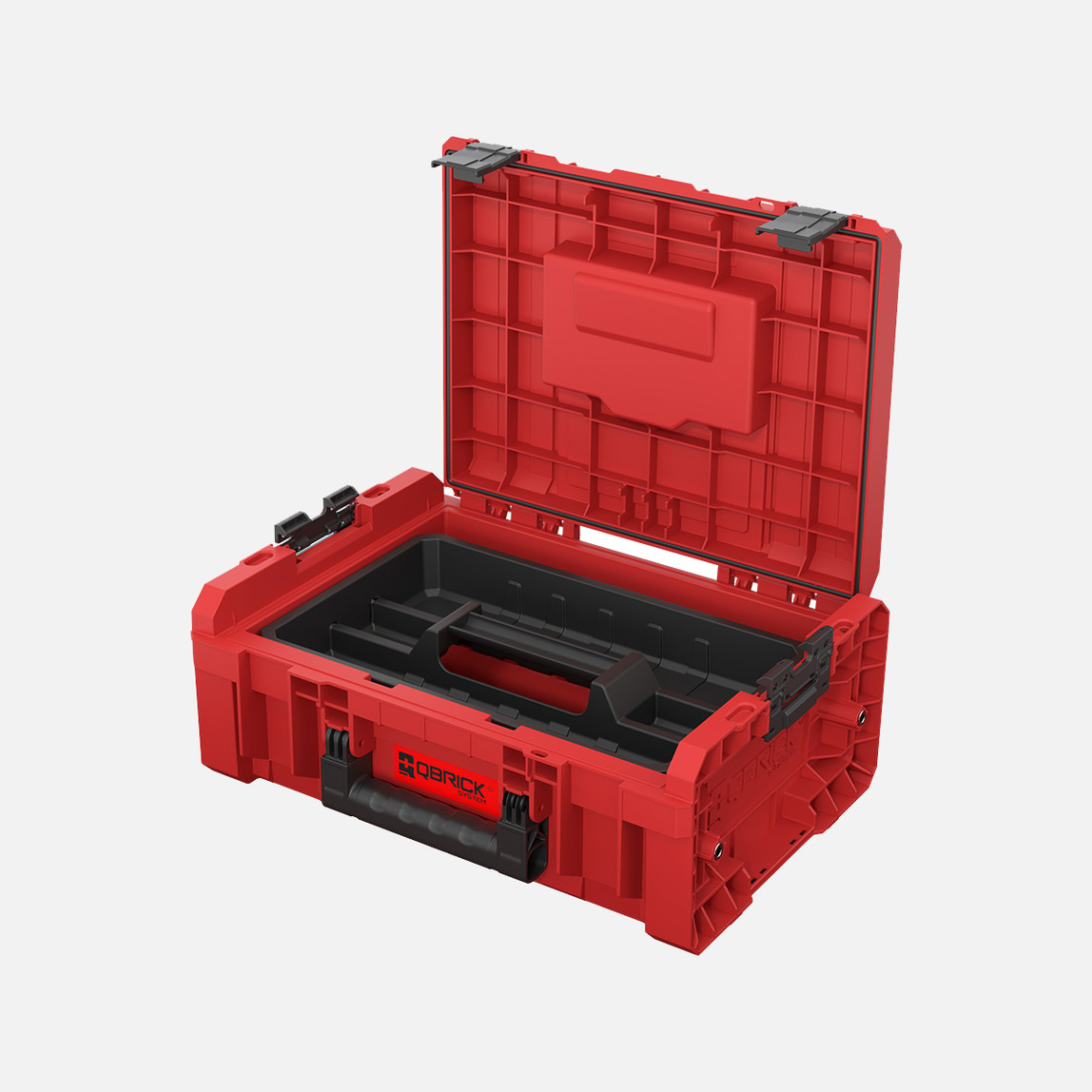    Qbrick System PRO Technician Case 2.0 RED Ultra HD 12 L Teknisyen Takım Çantası, Kırmızı 