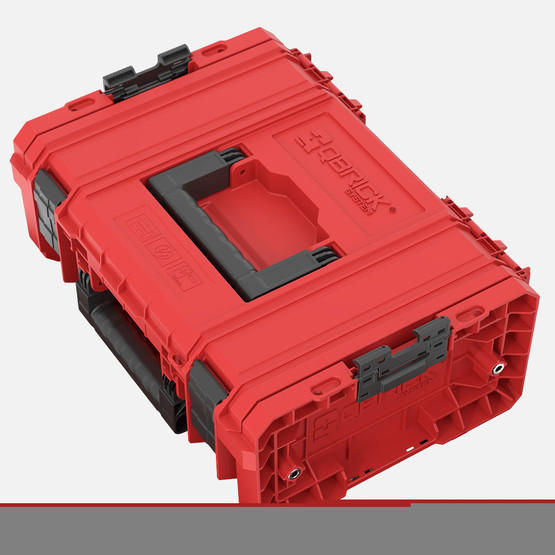 Qbrick System PRO Technician Case 2.0 RED Ultra HD 12 L Teknisyen Takım Çantası, Kırmızı