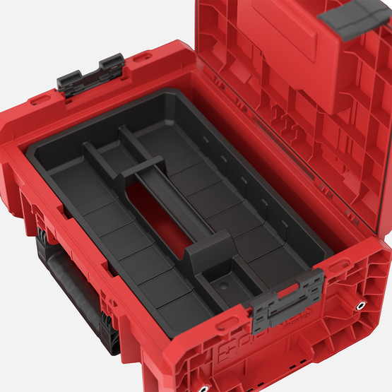 Qbrick System PRO Technician Case 2.0 RED Ultra HD 12 L Teknisyen Takım Çantası, Kırmızı