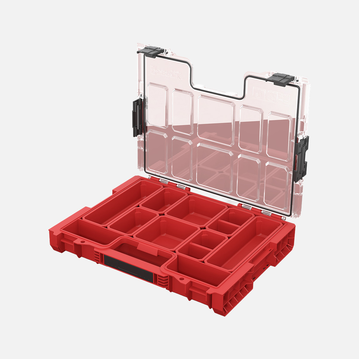    Qbrick System PRO Organizer 200 RED Ultra HD 6 L Organizer, 8 Kovalı, Kırmızı 