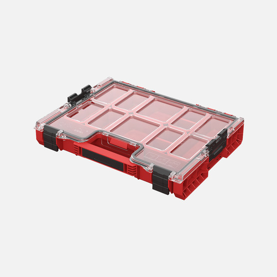 Qbrick System PRO Organizer 200 RED Ultra HD 6 L Organizer, 8 Kovalı, Kırmızı