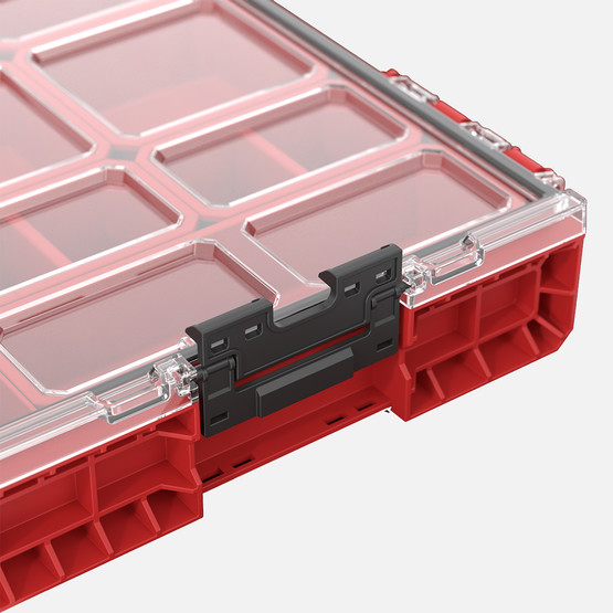 Qbrick System PRO Organizer 200 RED Ultra HD 6 L Organizer, 8 Kovalı, Kırmızı