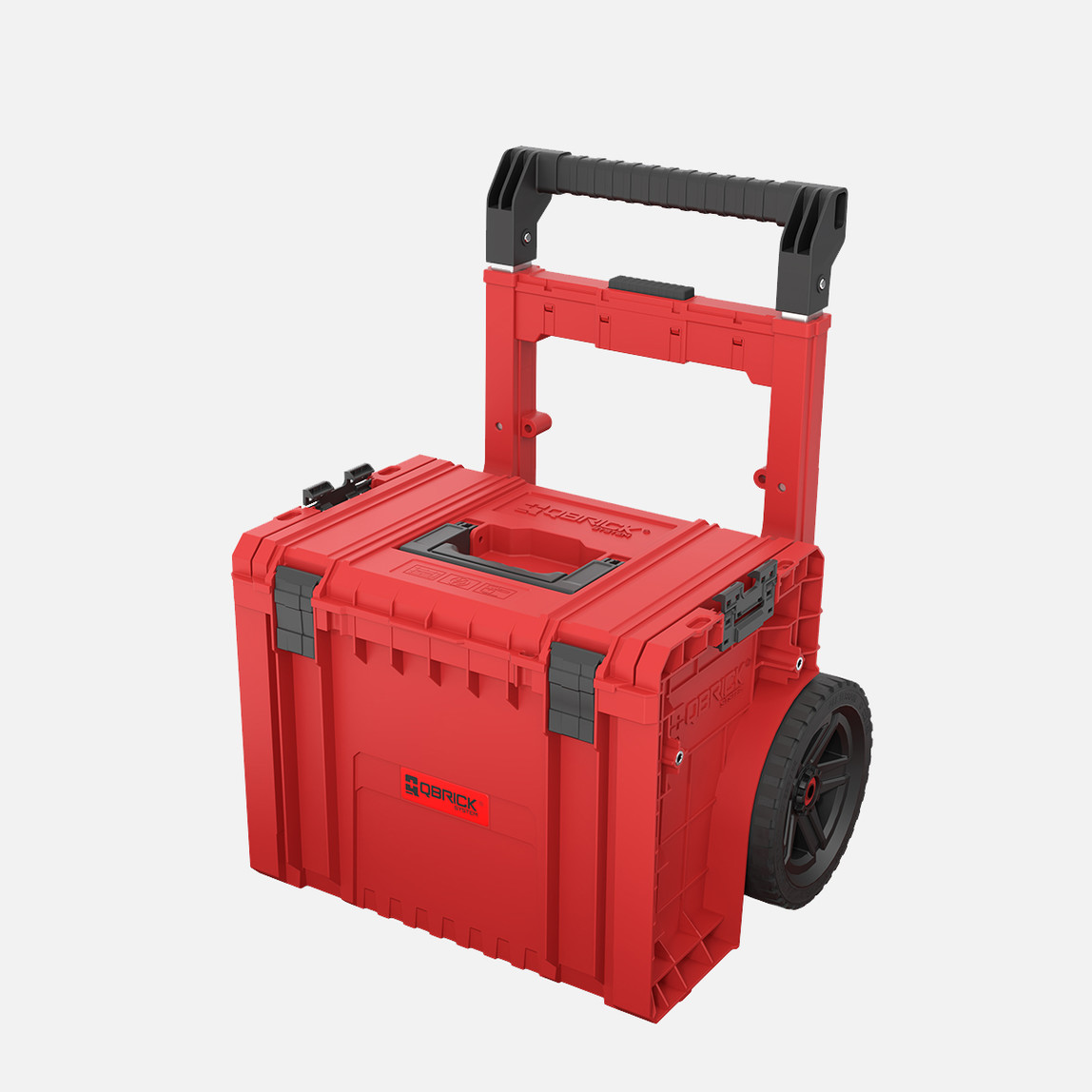    Qbrick System PRO Cart 2.0 Plus RED Ultra HD 29 L Tekerlekli Takım Çantası, 23Cm Arazi Tekerlekli, Kırmızı 