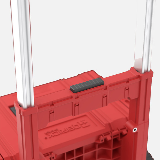 Qbrick System PRO Cart 2.0 Plus RED Ultra HD 29 L Tekerlekli Takım Çantası, 23Cm Arazi Tekerlekli, Kırmızı