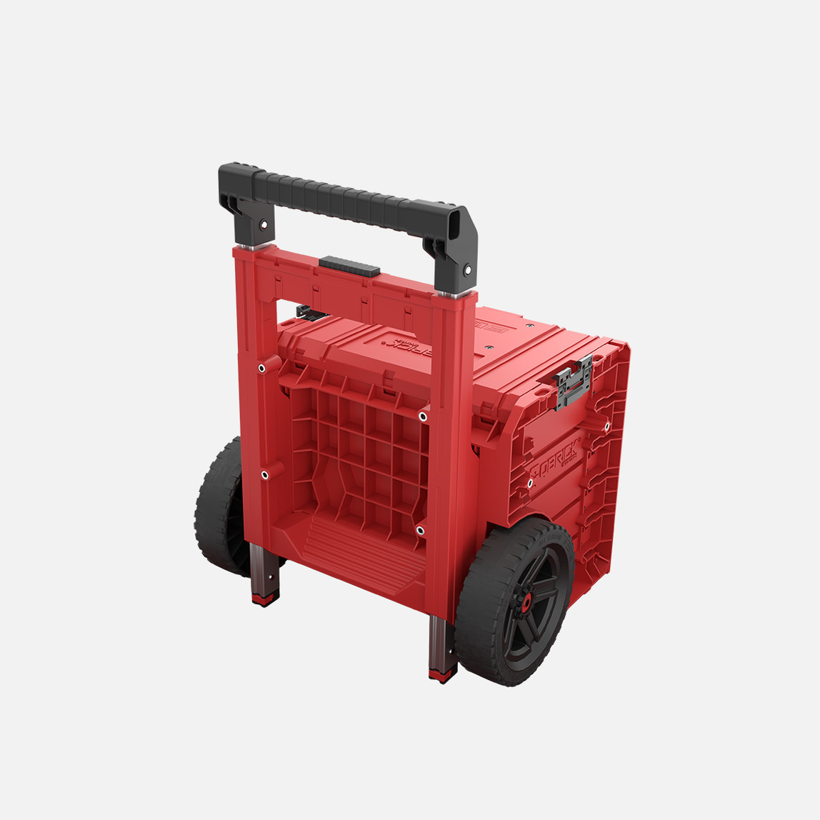    Qbrick System PRO Cart 2.0 Plus Drawer 3 RED Ultra HD 3 Çekmeceli Tekerlekli Takım Çantası, Kırmızı 