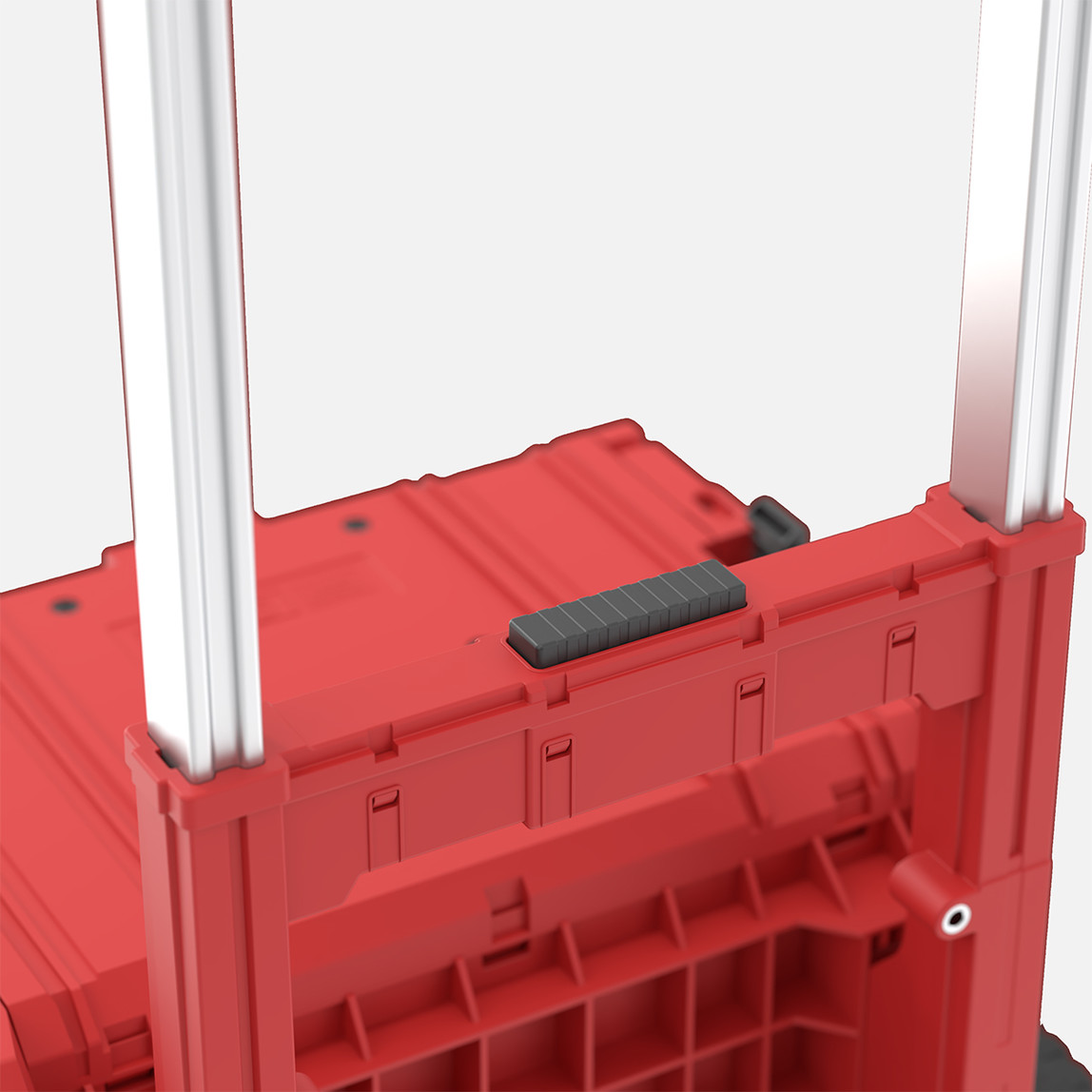    Qbrick System PRO Cart 2.0 Plus Drawer 3 RED Ultra HD 3 Çekmeceli Tekerlekli Takım Çantası, Kırmızı 