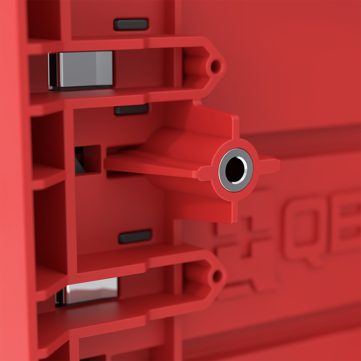    Qbrick System PRO Cart 2.0 Plus Drawer 3 RED Ultra HD 3 Çekmeceli Tekerlekli Takım Çantası, Kırmızı 
