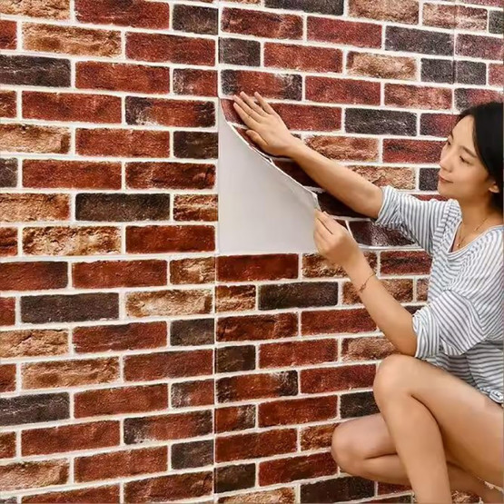 Renkli Duvarlar Kendinden Yapışkanlı Duvar Paneli Nw149 70x77 cm 4’lü