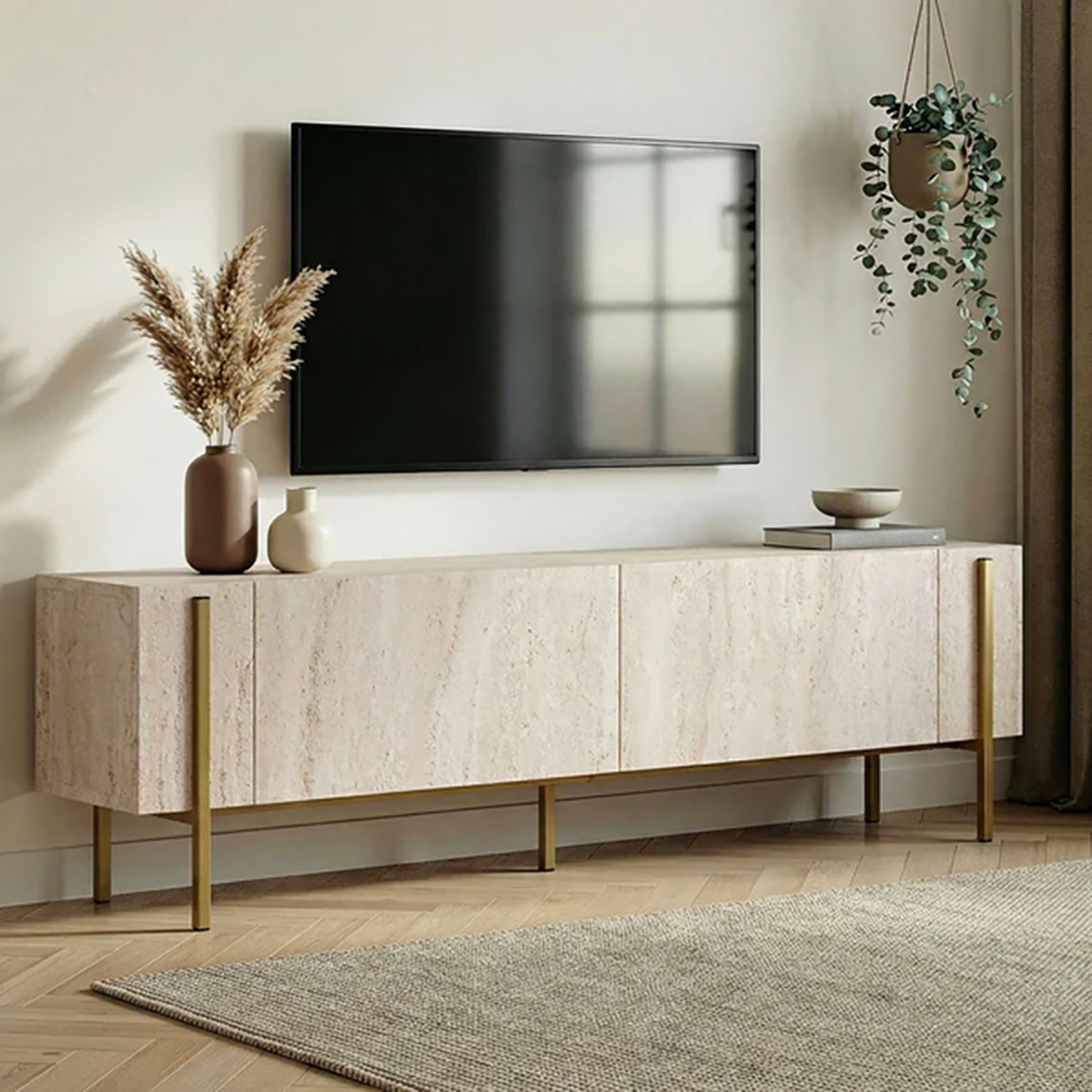    Nexus Tv Ünitesi Traverten Gold 
