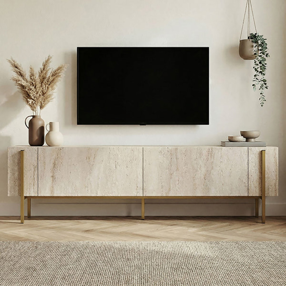    Nexus Tv Ünitesi Traverten Gold 