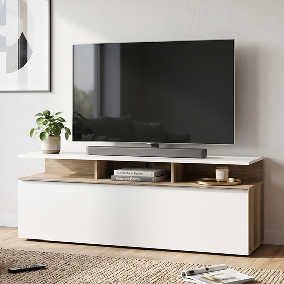 Adore Vision Çekmeceli Tv Sehpası Tori-Lake Beyaz