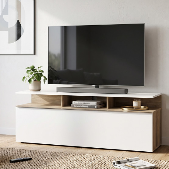 Adore Vision Çekmeceli Tv Sehpası Tori-Lake Beyaz