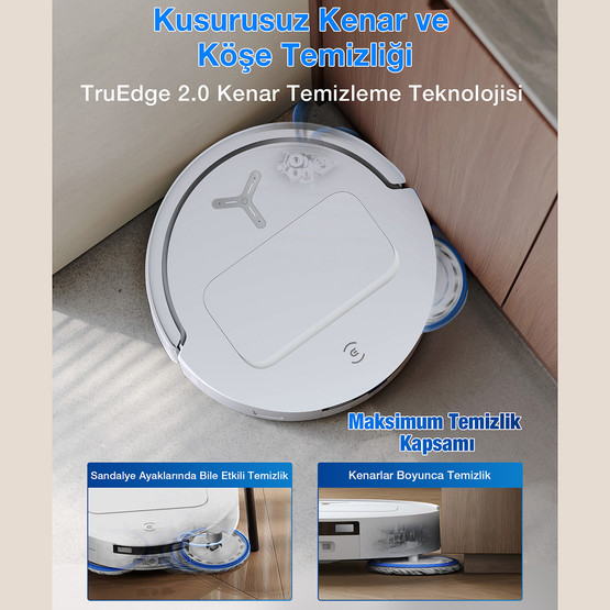 Ecovacs Deebot T50S Omni Çöp İstasyonlu Akıllı Robot Süpürge