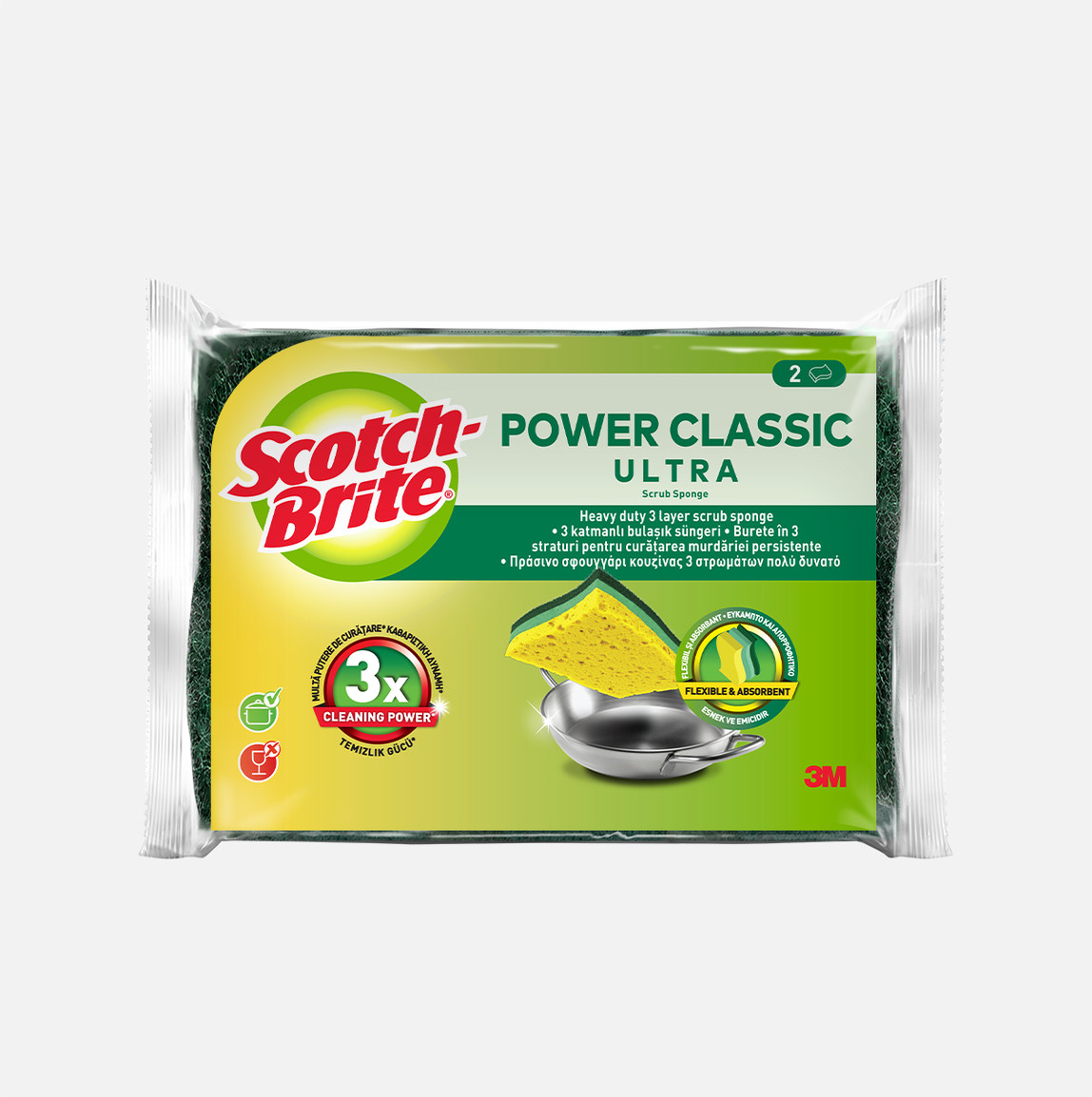    Scotch Brite Klasik Ultra Sünger 2'li 