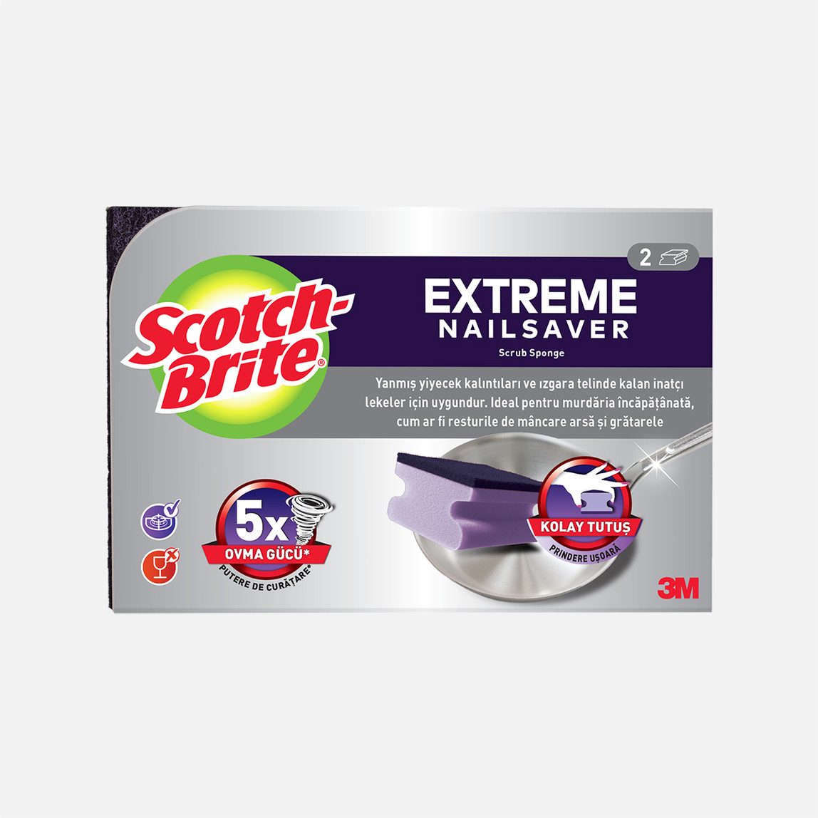    Scotch Brite Extreme Bulaşık Süngeri 2'li 