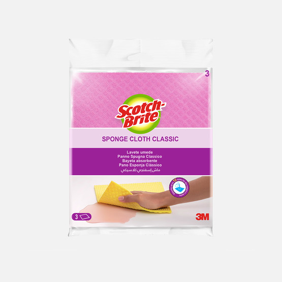 Scotch Brite Süper Emici Sünger Bez 3'lü
