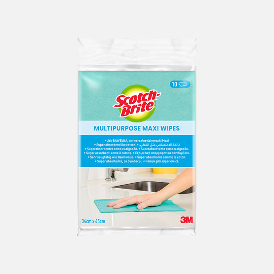 Scotch Brite Çok Amaçlı Maxi Temizlik Bezi 10'lu