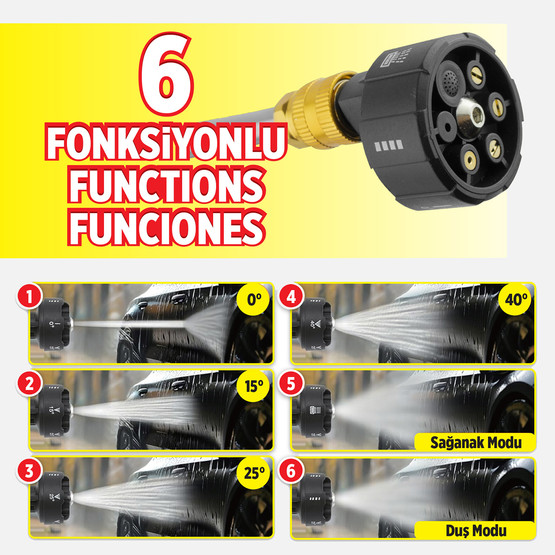 Automix Şarjlı Oto Yıkama Tabancası