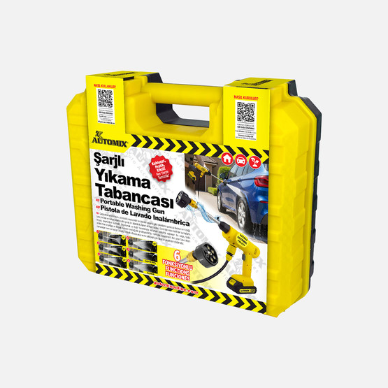 Automix Şarjlı Oto Yıkama Tabancası