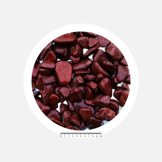 10Kg Tasstop Tamburlu Çakıl 20-40 mm Bordo