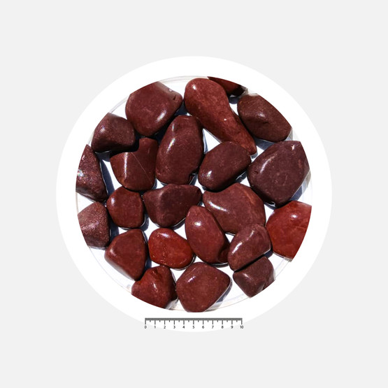 10Kg Tasstop Tamburlu Çakıl 40-60 mm Bordo
