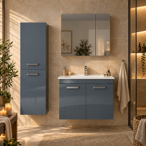 Orka Alinda 80 cm Takım Banyo Dolabı