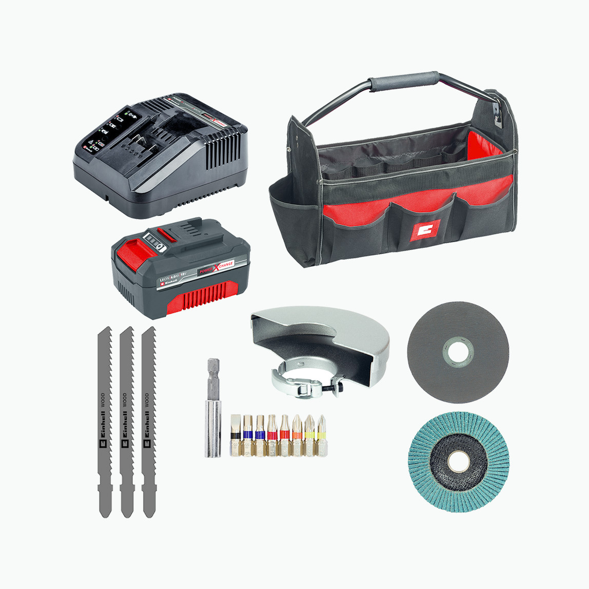    Einhell Expert TE-TK 18/3 Li Kit (JS+CD+AG) 1x4 Ah Akülü Makine Seti 
