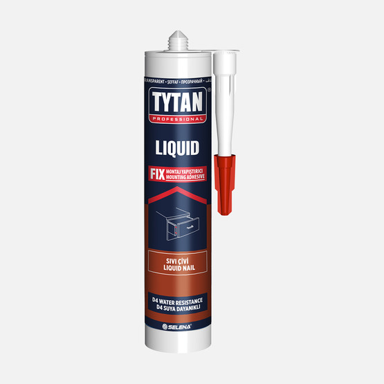 Tytan Professional Liquid Fix Sıvı Çivi 390 gr - Şeffaf Montaj Yapıştırıcısı