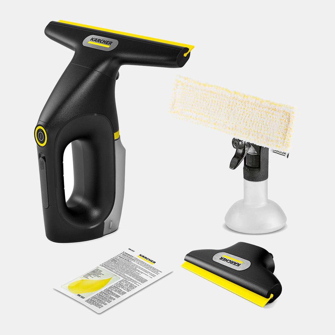    Karcher WV 3 Comfort Black Edition Şarjlı Cam Temizleyici ve Yüzey Temizleyici 