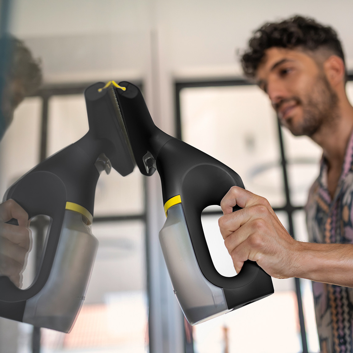    Karcher WV 3 Comfort Black Edition Şarjlı Cam Temizleyici ve Yüzey Temizleyici 