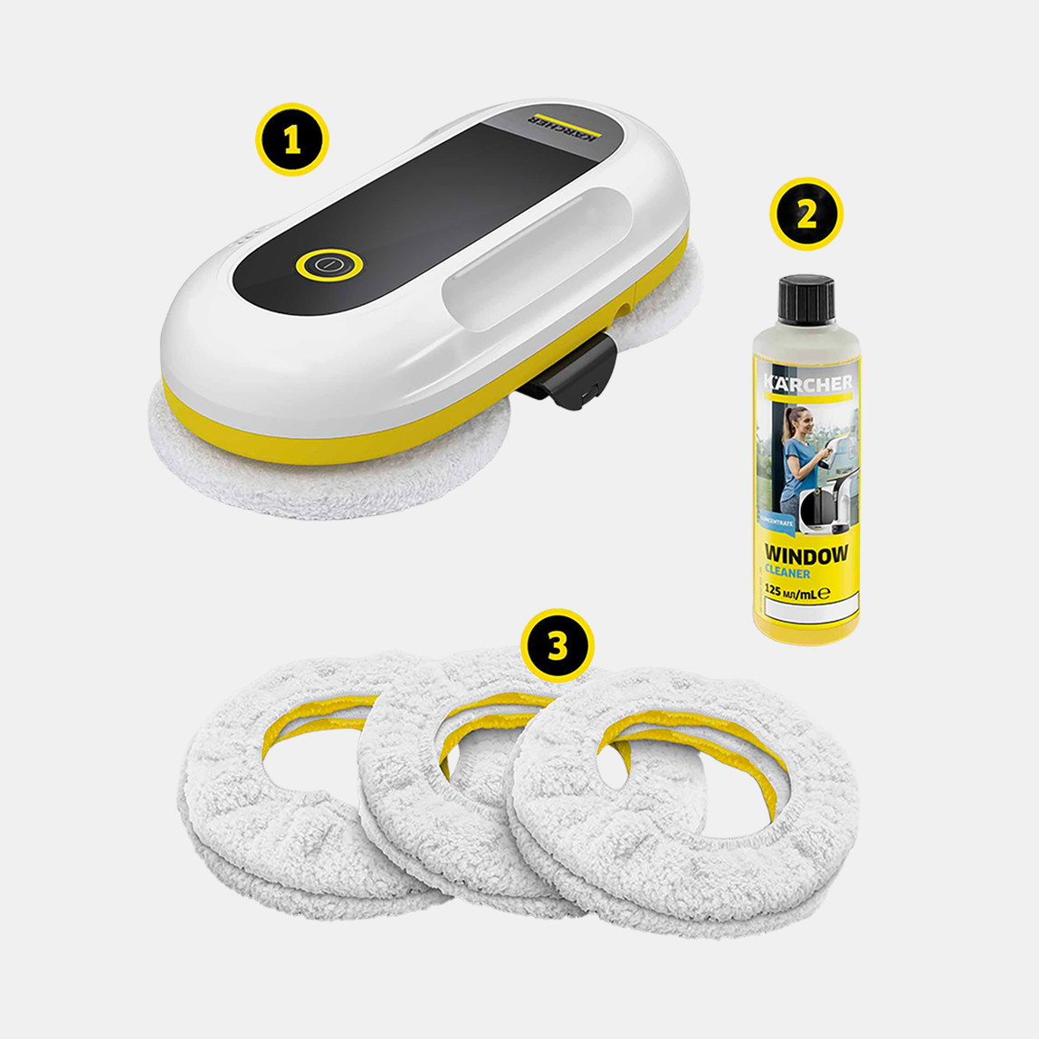    Karcher RCW 2 Extra+ Cam Temizleme Robotu 
