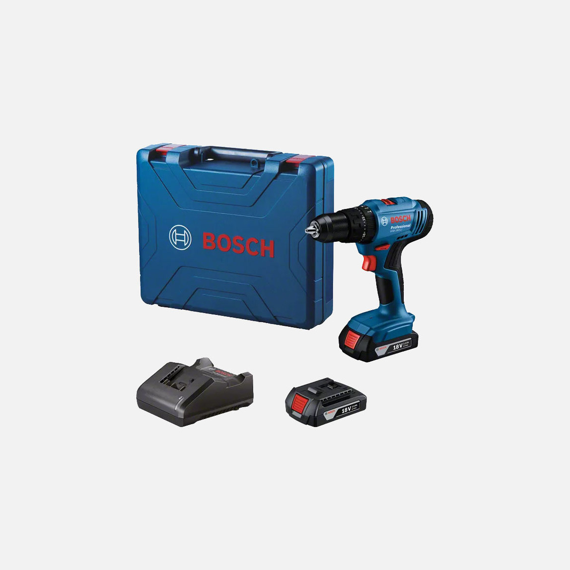    Bosch GSB183-LI 2.0 Ah 43 Parça Uç Setli Profesyonel Çift Akülü Vidalama
 