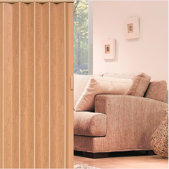 BAUHAUS Pvc Akordiyon Kapı Beyaz  