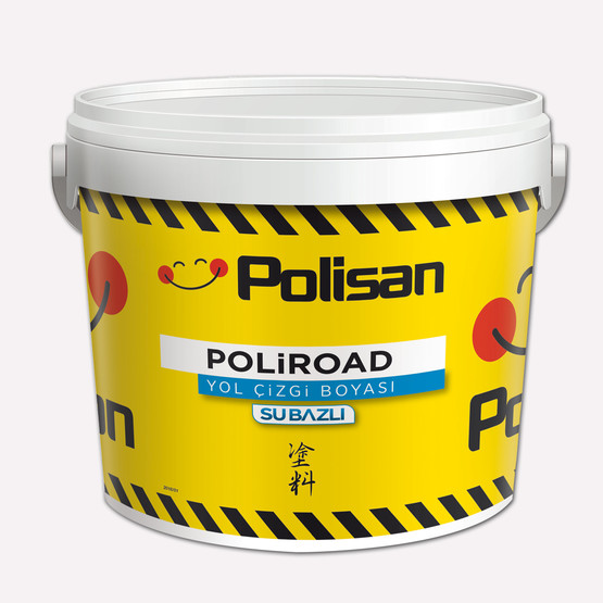 Polisan 25 kg Su Bazlı Yol Cızgı Boyası Beyaz 001 