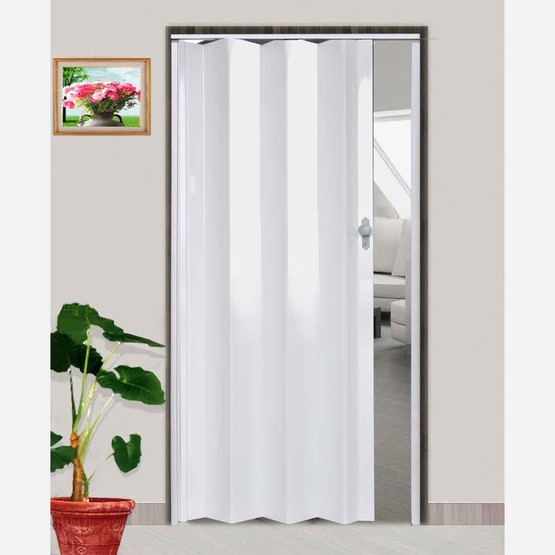 Javitrade Highgloss Katlanır Akordiyon Kapı Beyaz